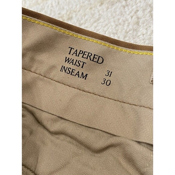 Banana Republic Rapid Movement Chino Slim Pants Brown Men's Size 31 x 30 - Picture 9 of 9
